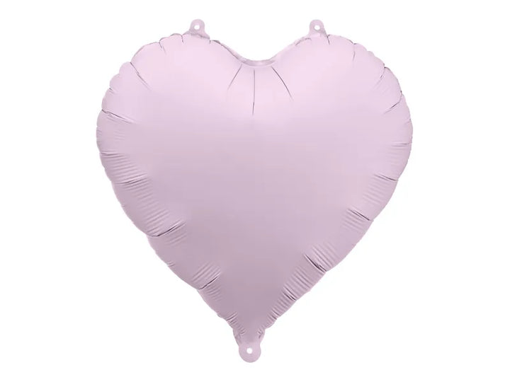 Globo de papel metalizado en forma de corazón, 45 cm, morado