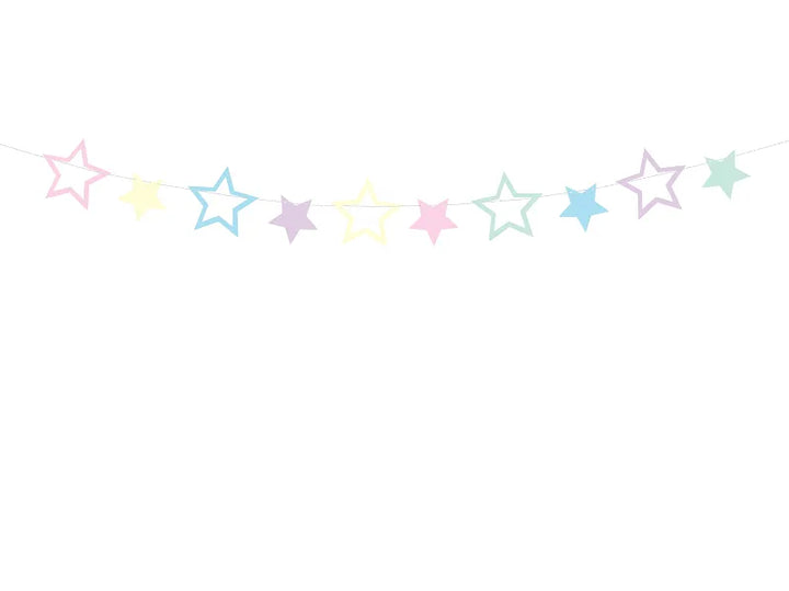 Guirnalda Unicornio - Estrellas, 1,4 m