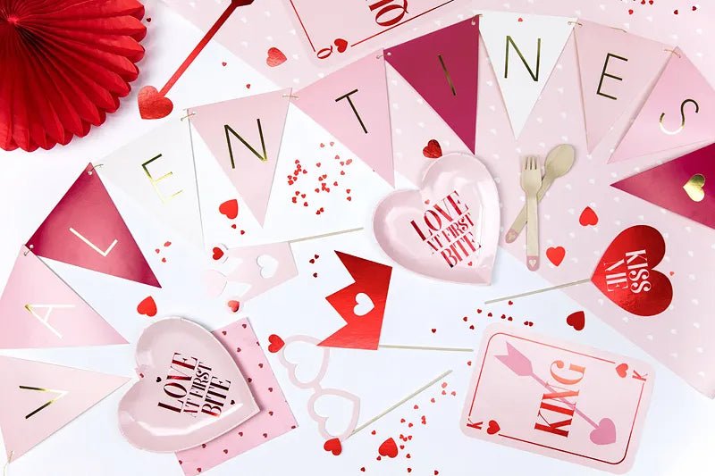 Corazones de confeti, rojos, 25 mm, 10 g