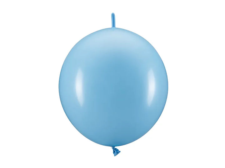 Globos con conector, 33 cm, azul claro