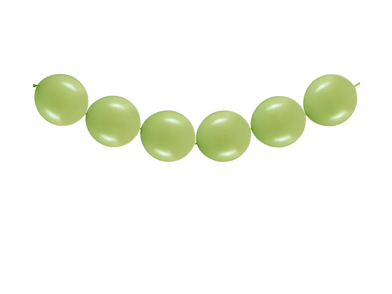 Globos con conector, 33 cm, color oliva