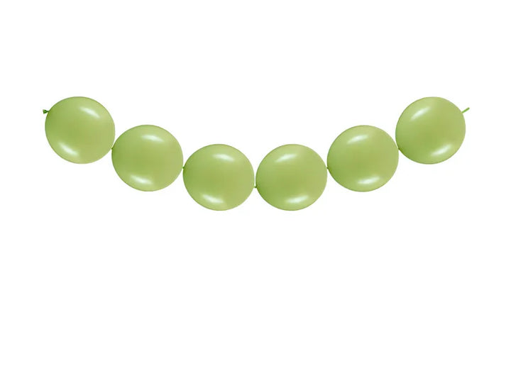 Globos con conector, 33 cm, color oliva