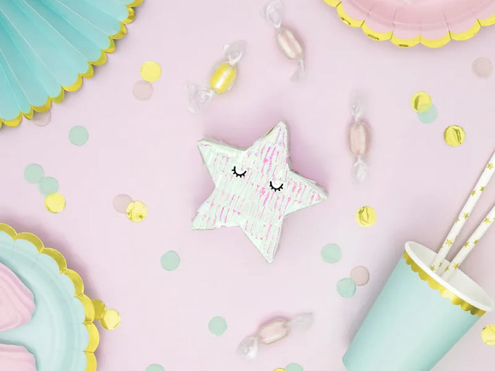 Mini piñata - Estrella, 10,5 x 9,5 x 3,5 cm