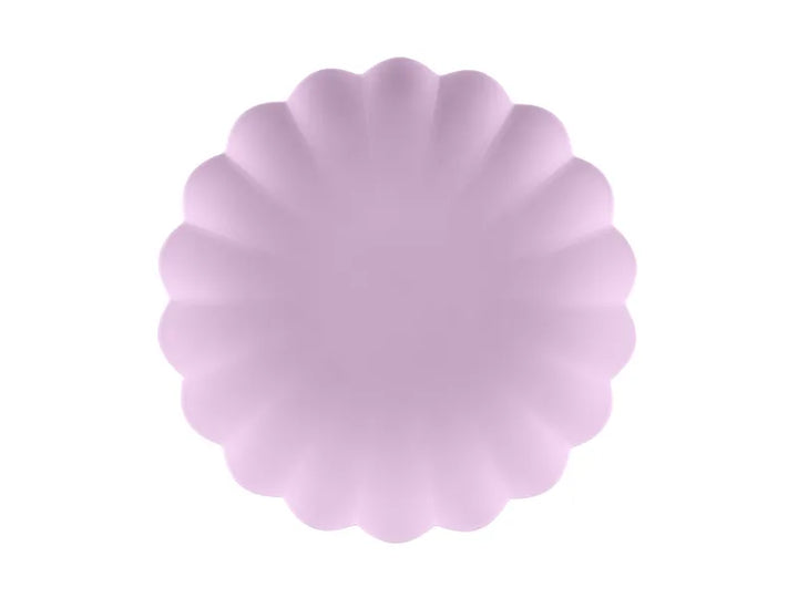 Platos de plástico Frill, 22 x 22 cm, violeta