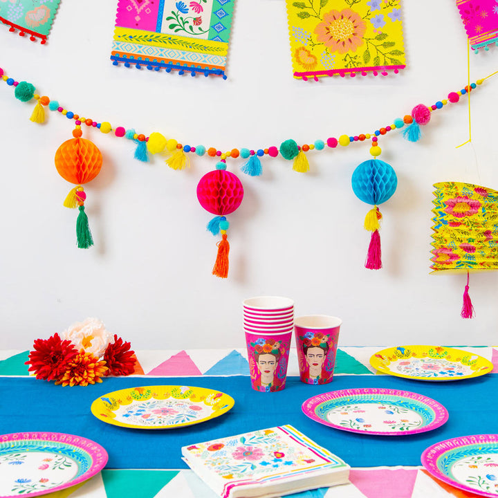 Servilletas de papel florales bohemias ecológicas - Paquete de 20