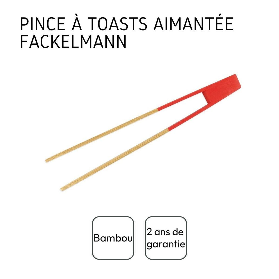 Pinzas de cocina magnéticas de madera 24 cm Fackelmann Wood Edition