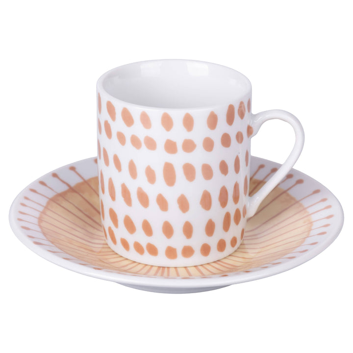 Marea Set 6PCS Tazas 90ML/ Platillo