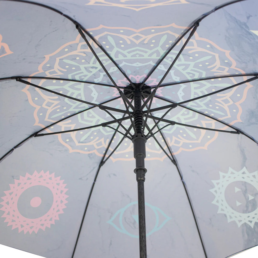 Paraguas Chakra con mango de corcho