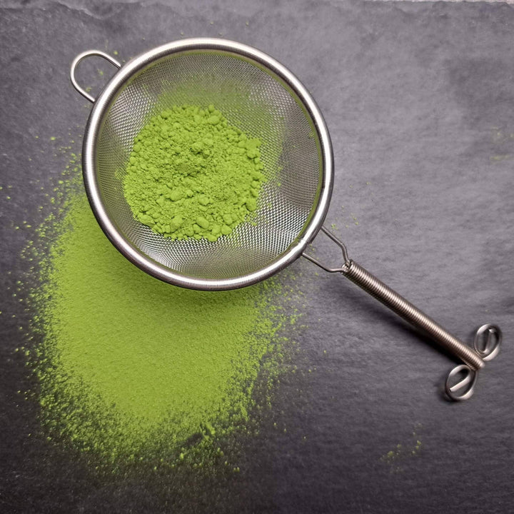 Colador para té matcha de acero inoxidable, chakoshi