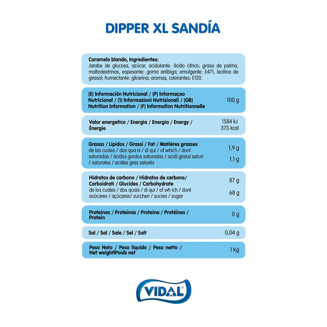 Dipper XL Sandía-  1 unidad 10,5 gr