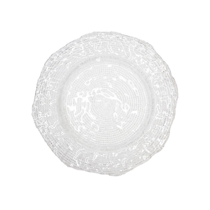 Plato de servicio transparente 33 cm