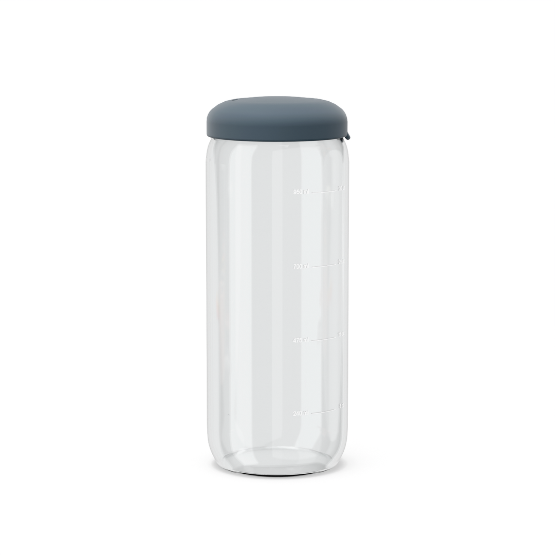 Tarro de almacenamiento de alimentos en vidrio de borosilicato 1000 ml