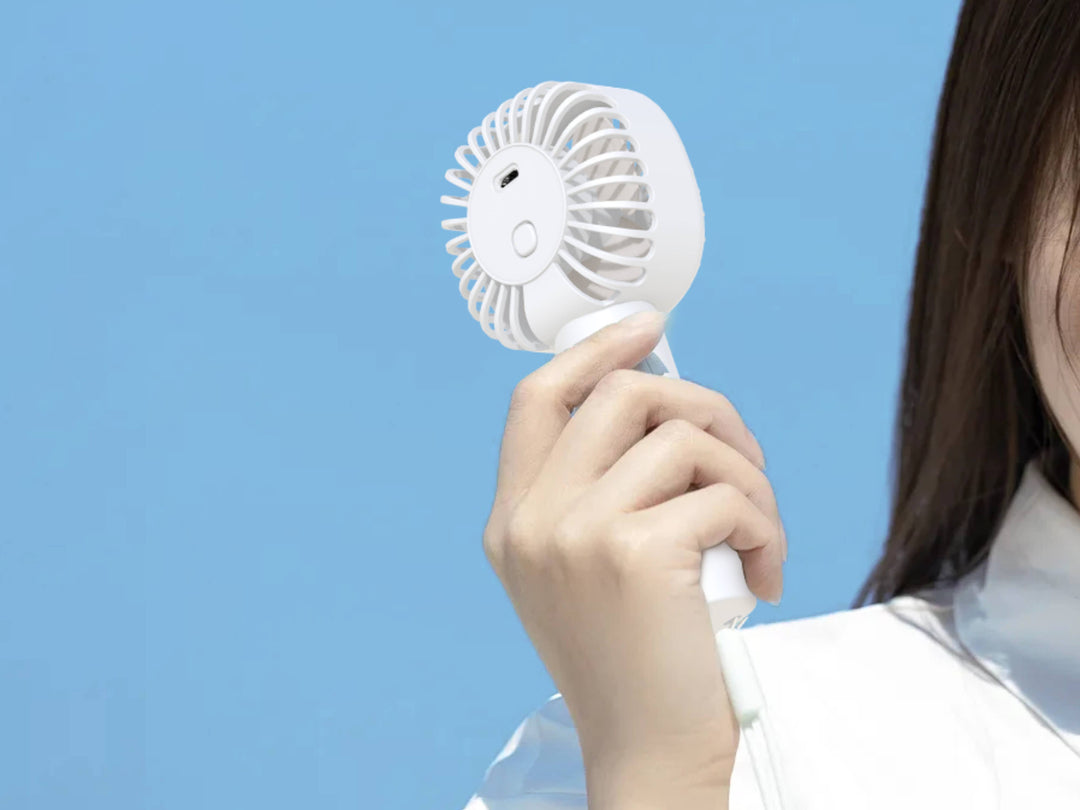 Ventilador portátil mini de mano recargable