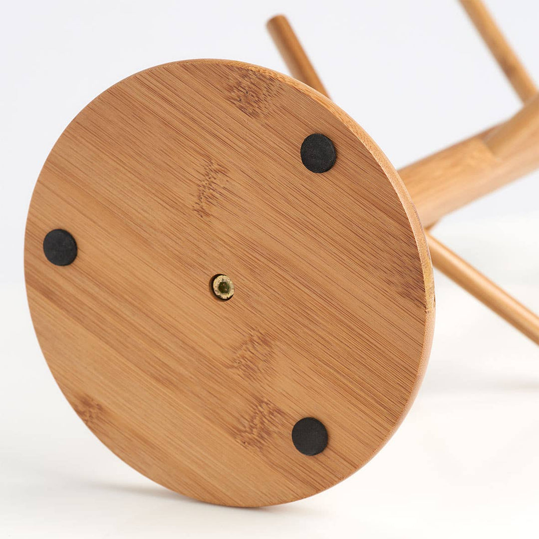 Soporte para tazas de bambú