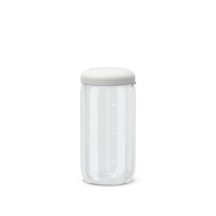 Tarro de almacenamiento de alimentos en vidrio de borosilicato 750 ml