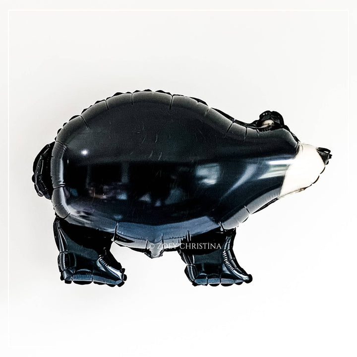 Decoraciones de globos de oso negro