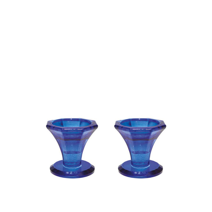 Candelabros azules h5.5cm - set de 2