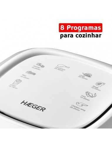 Freidora digital sin aceite HAEGER Aero Fryer - 2,2 L, 8 programas, 1000 W