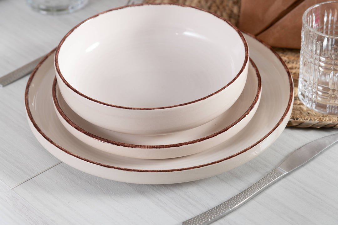 BAITA MODERN WHITE PLATO FRUTA
