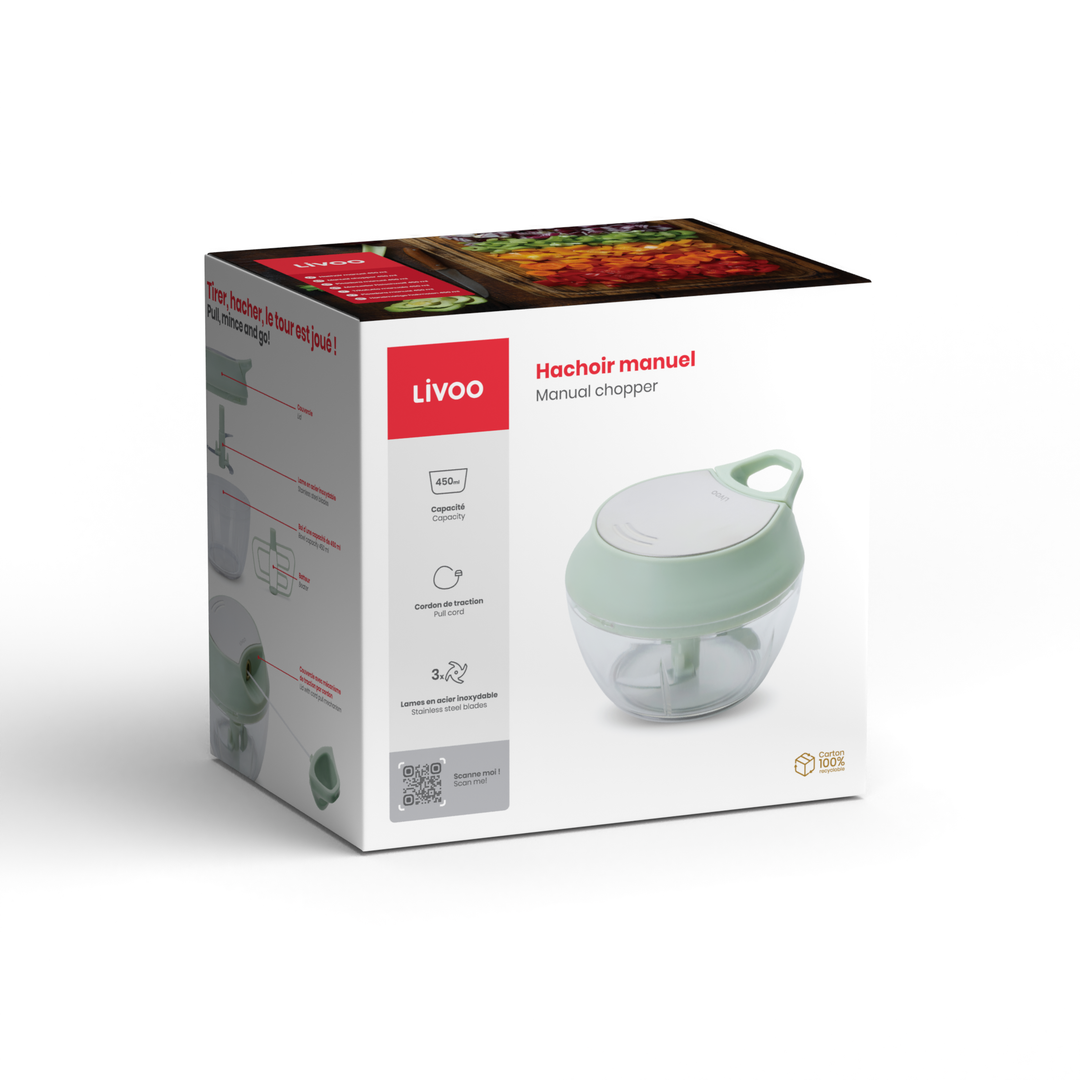 MEN430 - Picadora manual 450 ml
