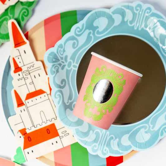 Pack de Fiesta Princesa Esencial a Rayas y Espejito Espejito