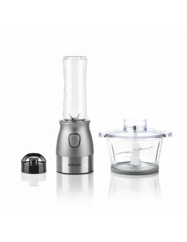 Licuadora y Picadora HAEGER Perfect Combo 2 en 1 - 500W, Vaso de 600ml, Tazón de 2L