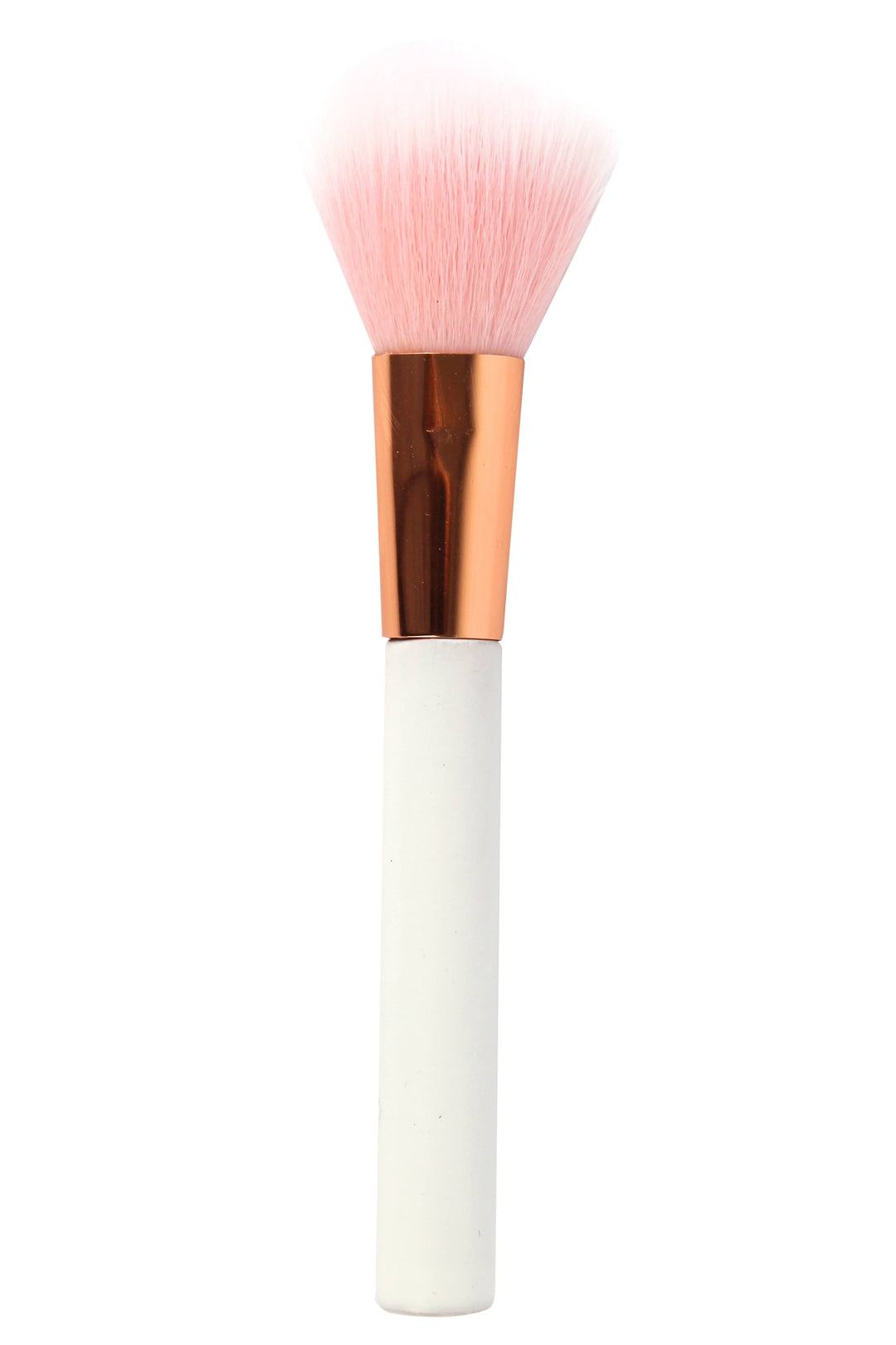 Brochas de Maquillaje BYS en Blanco Recuerdo con Oro Rosa 5 piezas