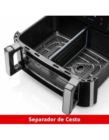 Freidora Digital sin Aceite HAEGER Super Cook 10L - 10 L, 10 Programas, 2 Cubetas, 2600 W