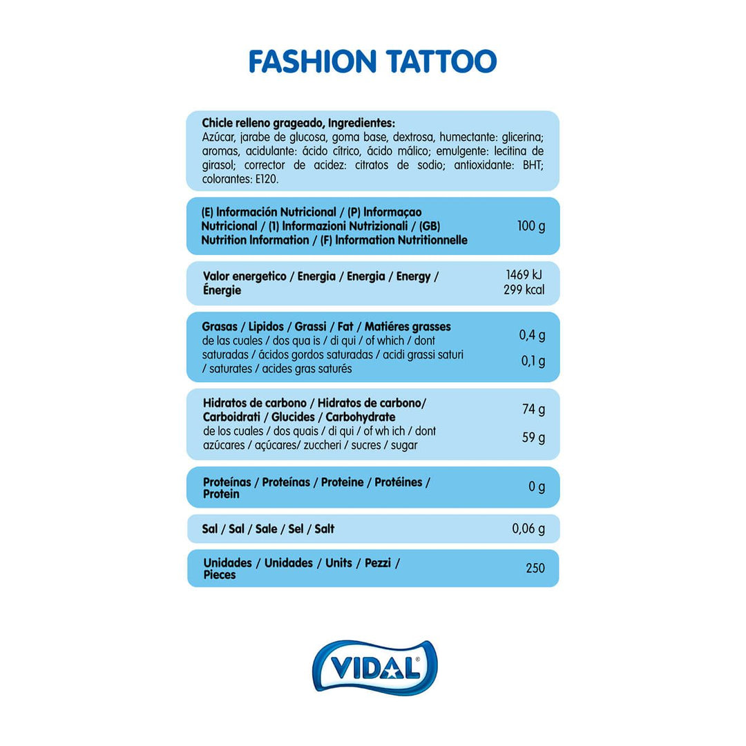 Chicle Fashion Tattoo unidad