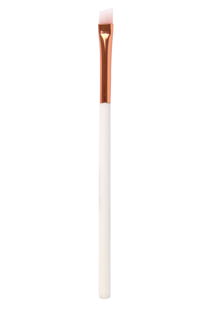 Brochas de Maquillaje BYS en Blanco Recuerdo con Oro Rosa 5 piezas