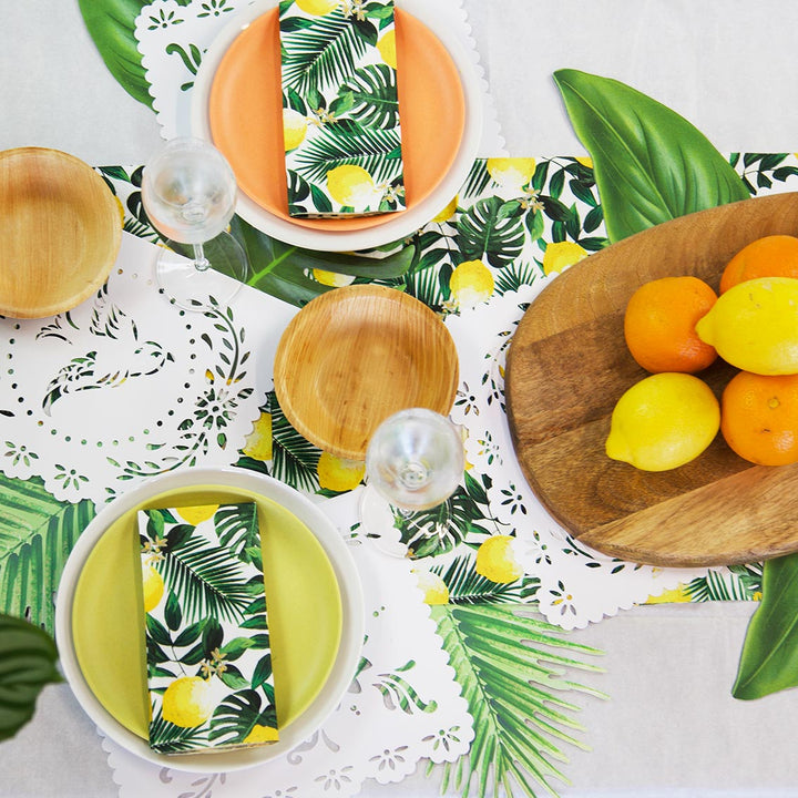 Servilletas Tropical Lemon - Paquete de 20