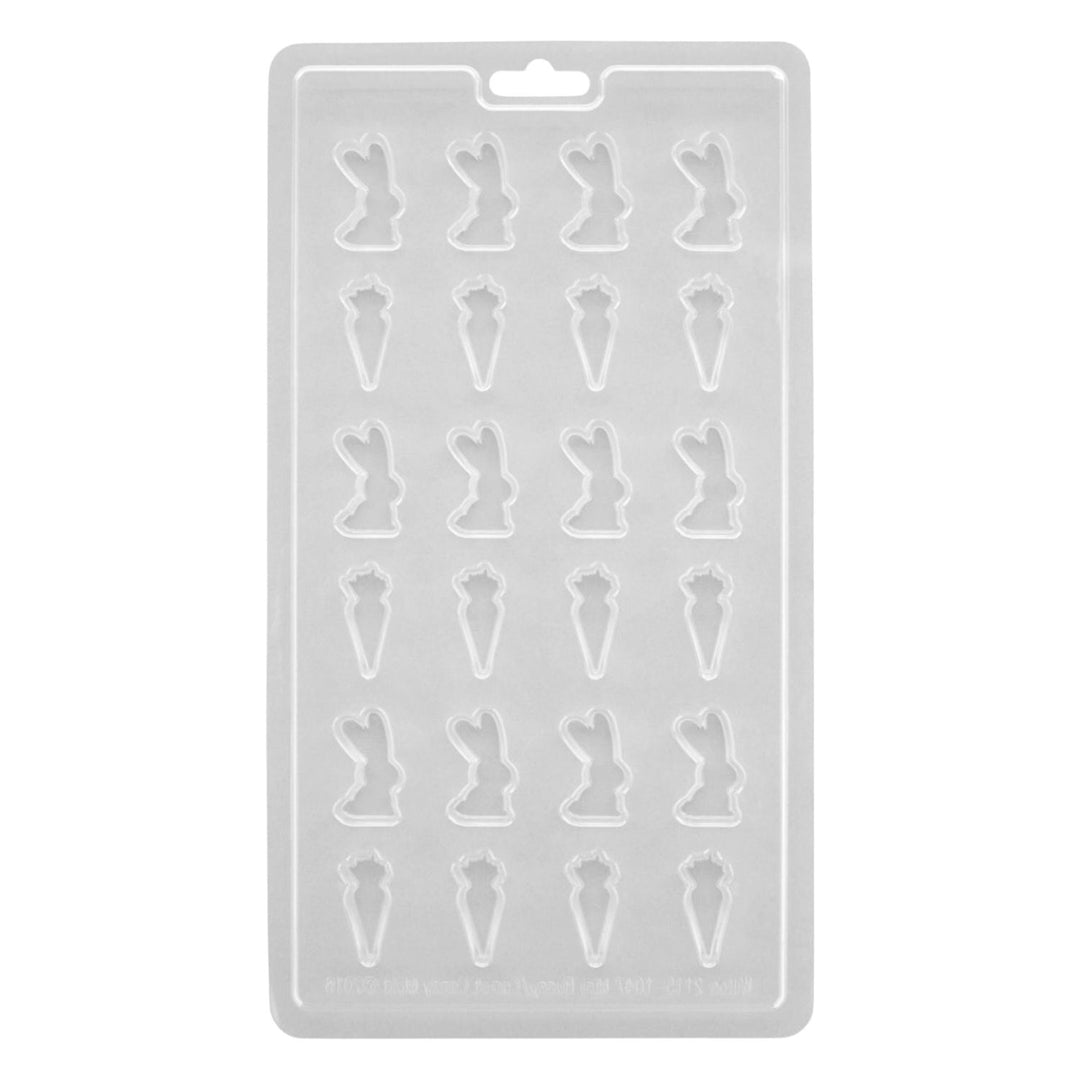 MOLDE PARA CHOCOLATE (3D) WILTON - CONEJOS Y ZANAHORIAS