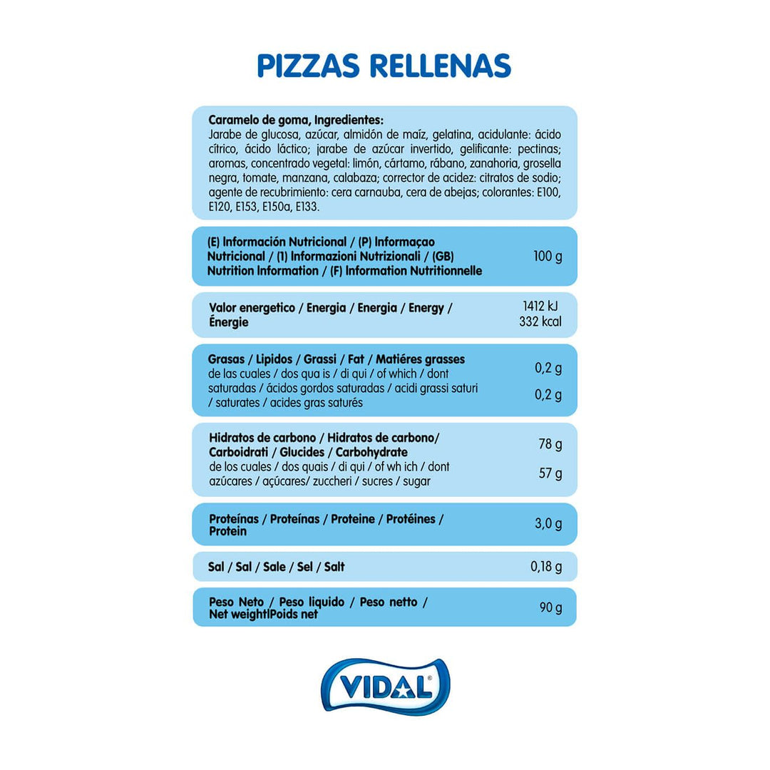 Pizzas Rellenolas  bolsa de 90g