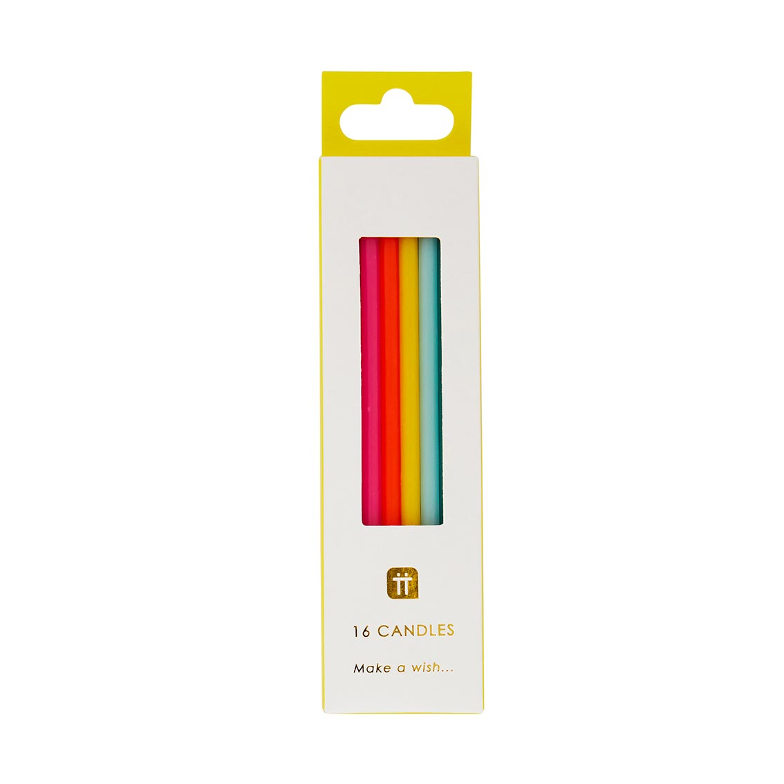 vela largas de colores