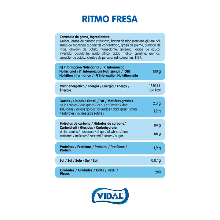 Ritmo Fresa bandeja 1,4 Kg