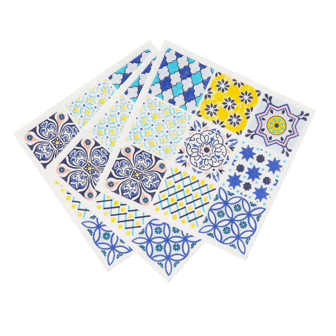 Servilletas de verano Souk Blue - Paquete de 20