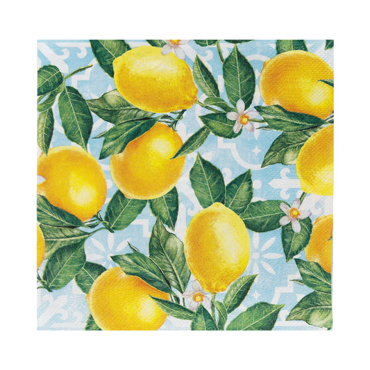 Servilletas de papel Summer Lemon - Paquete de 20