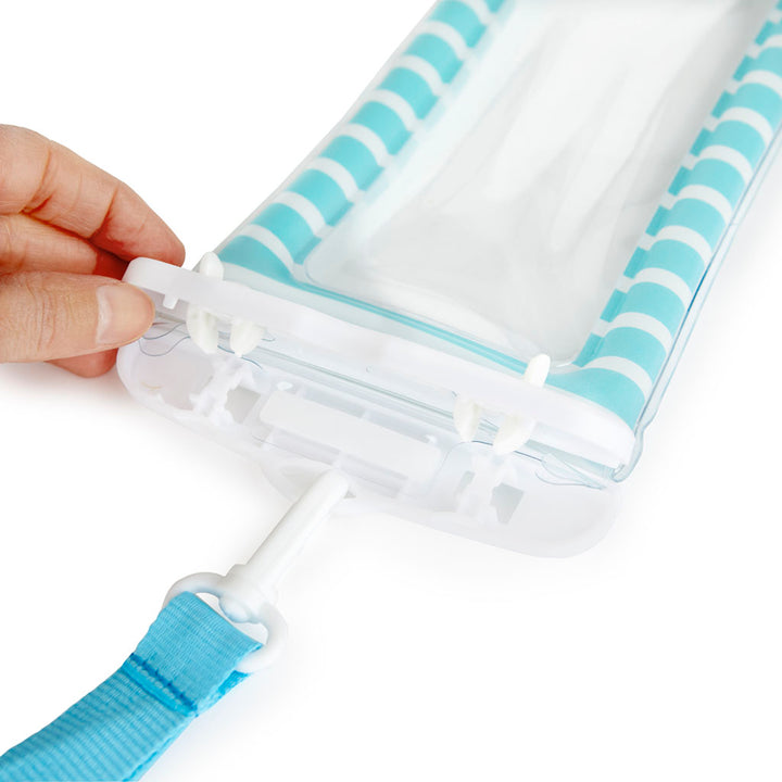 Funda impermeable Phone Hut flotante turquesa